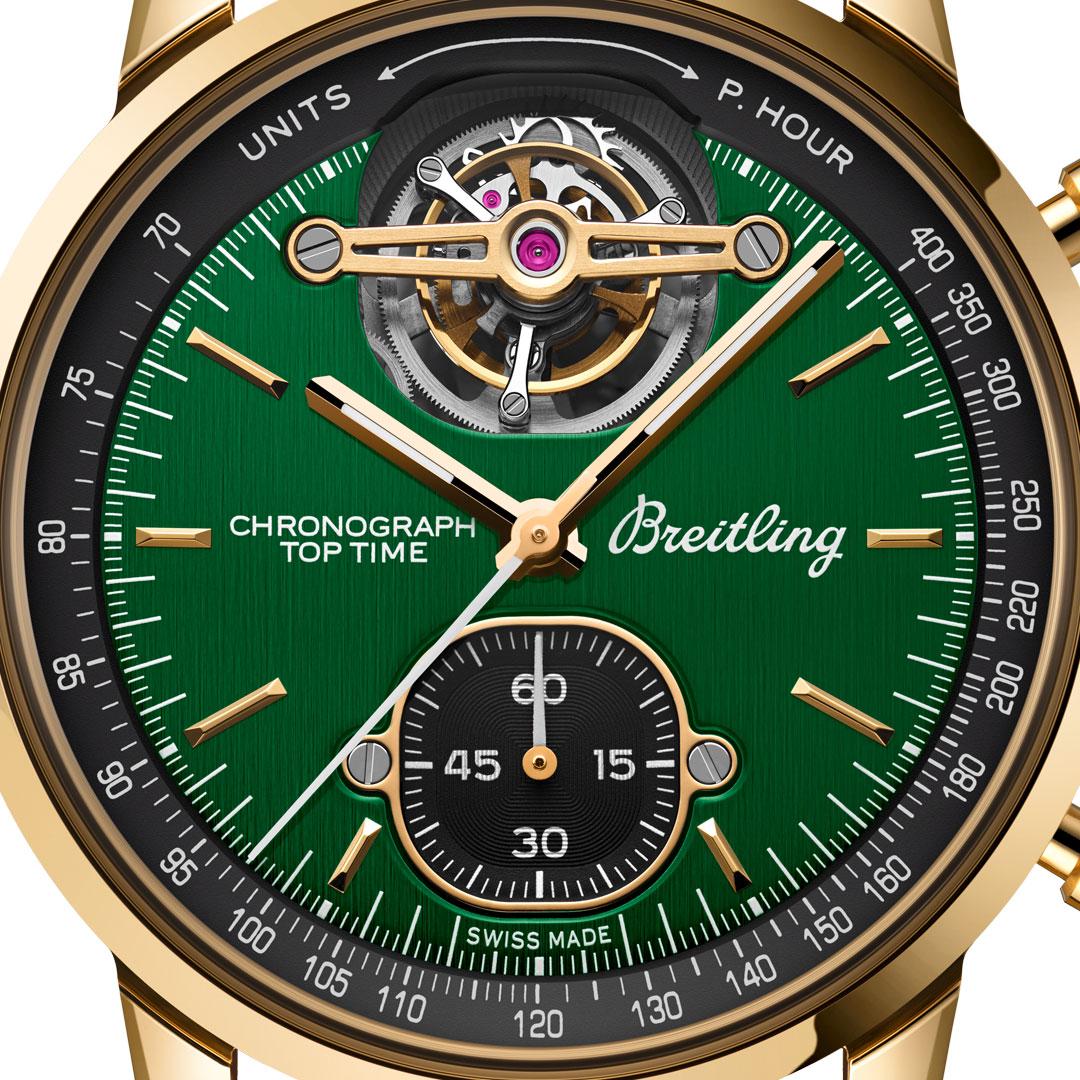 Breitling Top Time B21 Classic Cars Chronograph Tourbillon Ford Mustang ref. NB21251A1L1X1 dial