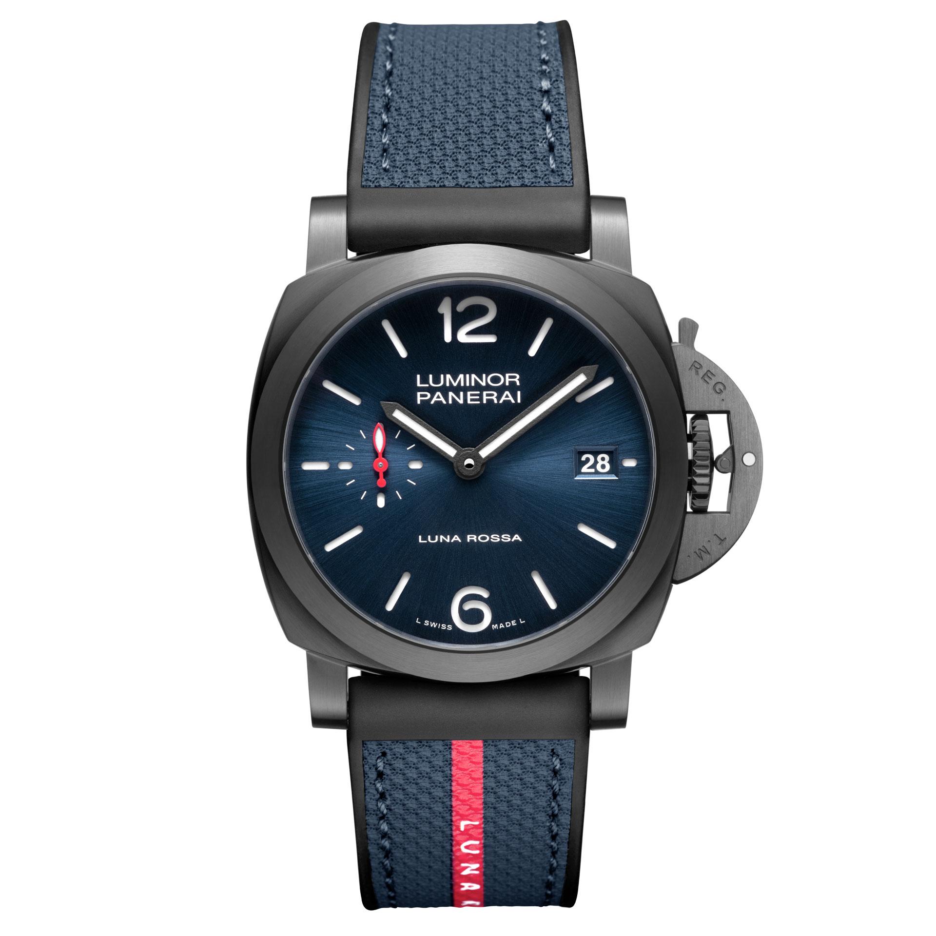 Panerai Luminor Quaranta Steel DLC Luna Rossa Your Watch Hub