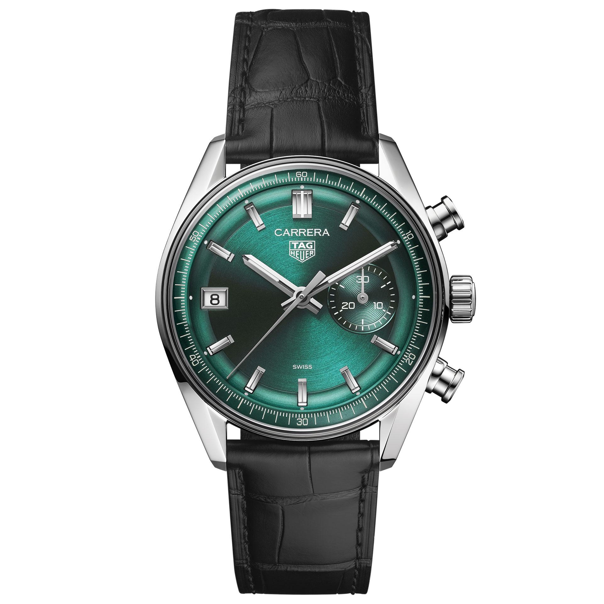 TAG Heuer Carrera Chronograph Glassbox Green Your Watch Hub