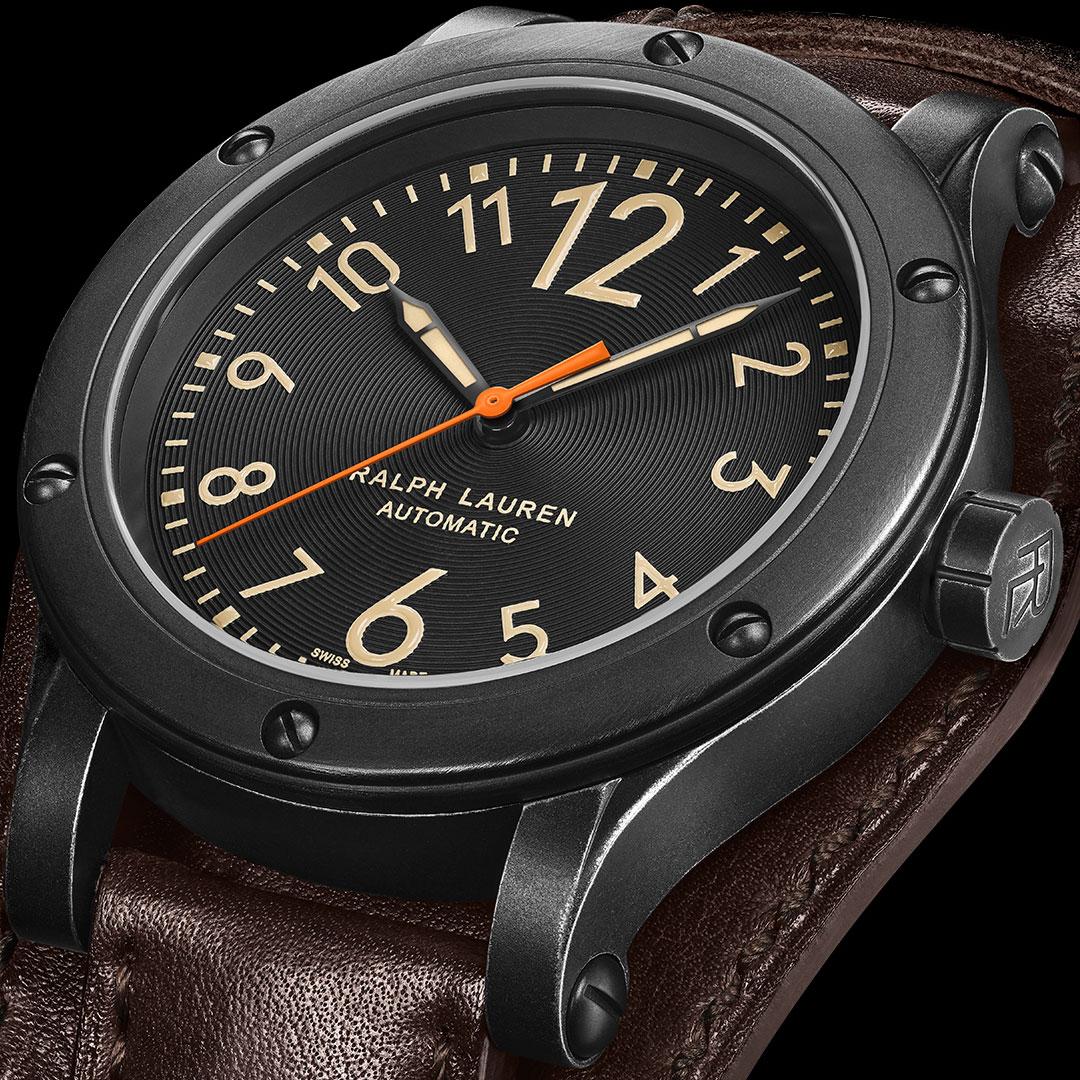 Ralph Lauren Safari Chronometer 42 mm ref. 468921269001 black side