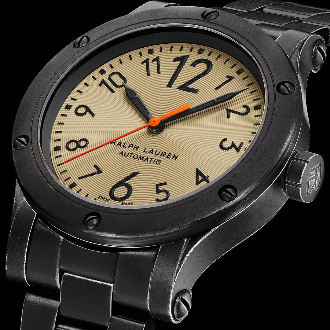 Ralph Lauren Safari Chronometer 42 mm ref. 468921269003 khaki side