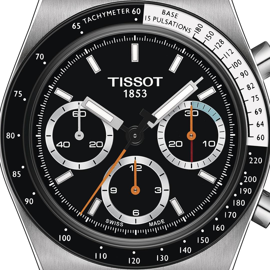 Tissot PR516 Chronograph Mechanical ref. T149.459.21.051.00 dial