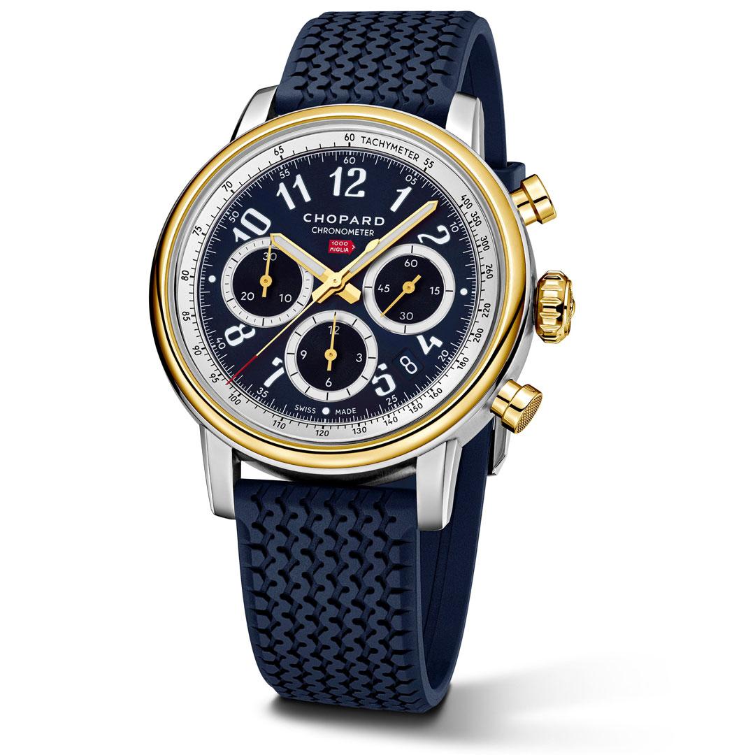 Chopard Mille Miglia Classic Chronograph JX7 ref. 168619-4002 Jacky Ickx steel-gold