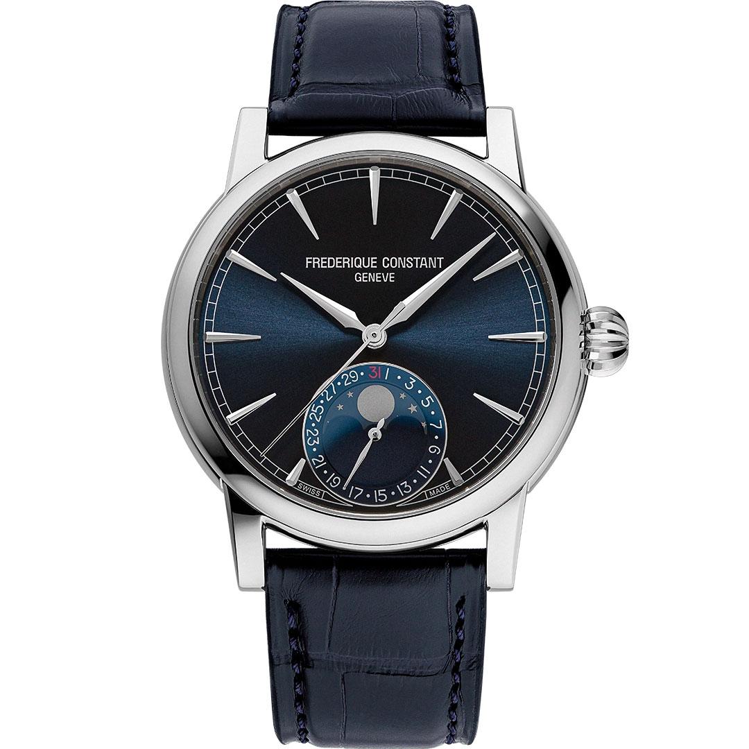Frederique Constant Classic Moonphase Date Manufacture ref. FC-716N3H6 blue dial