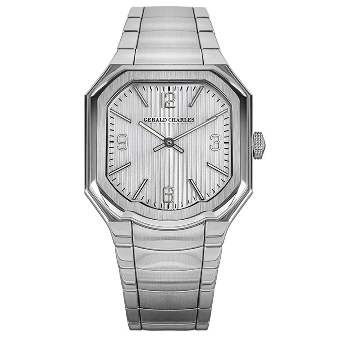 Gerald Charles Masterlink ref. ML1.0-A-18 silver dial
