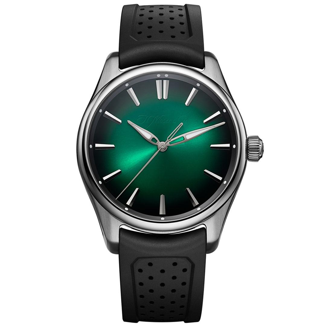 H. Moser & Cie Pioneer Centre Seconds Green editions ref. 3201-1201 cosmic green