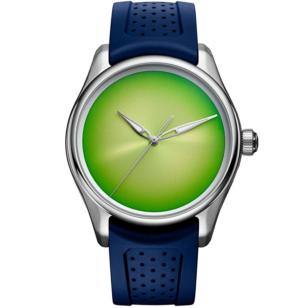 H. Moser & Cie Pioneer Centre Seconds Green editions ref. 3201-1204 citrus green