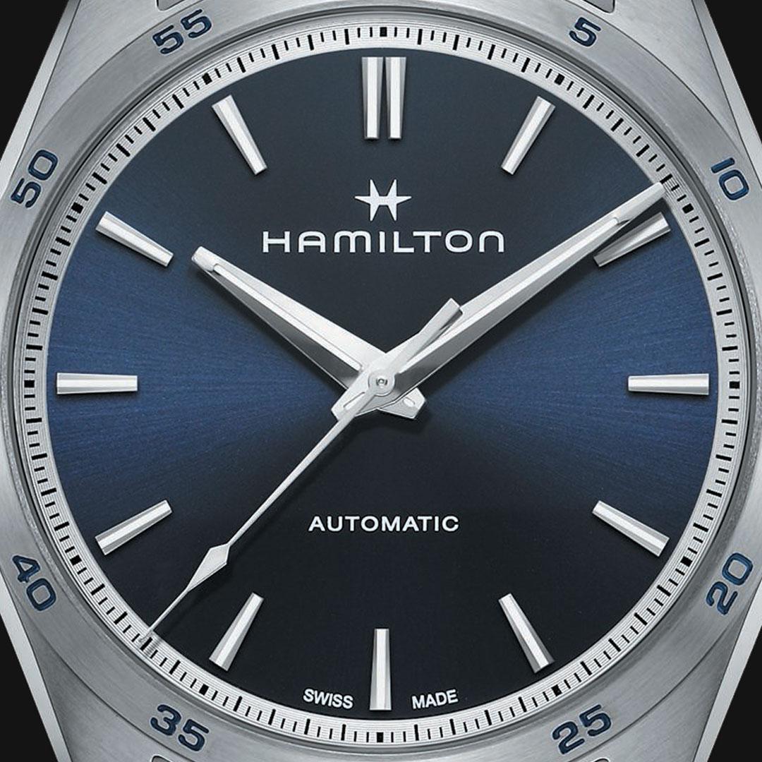 Hamilton Jazzmaster Performer Automatic 38mm ref. H36215140 blue dial