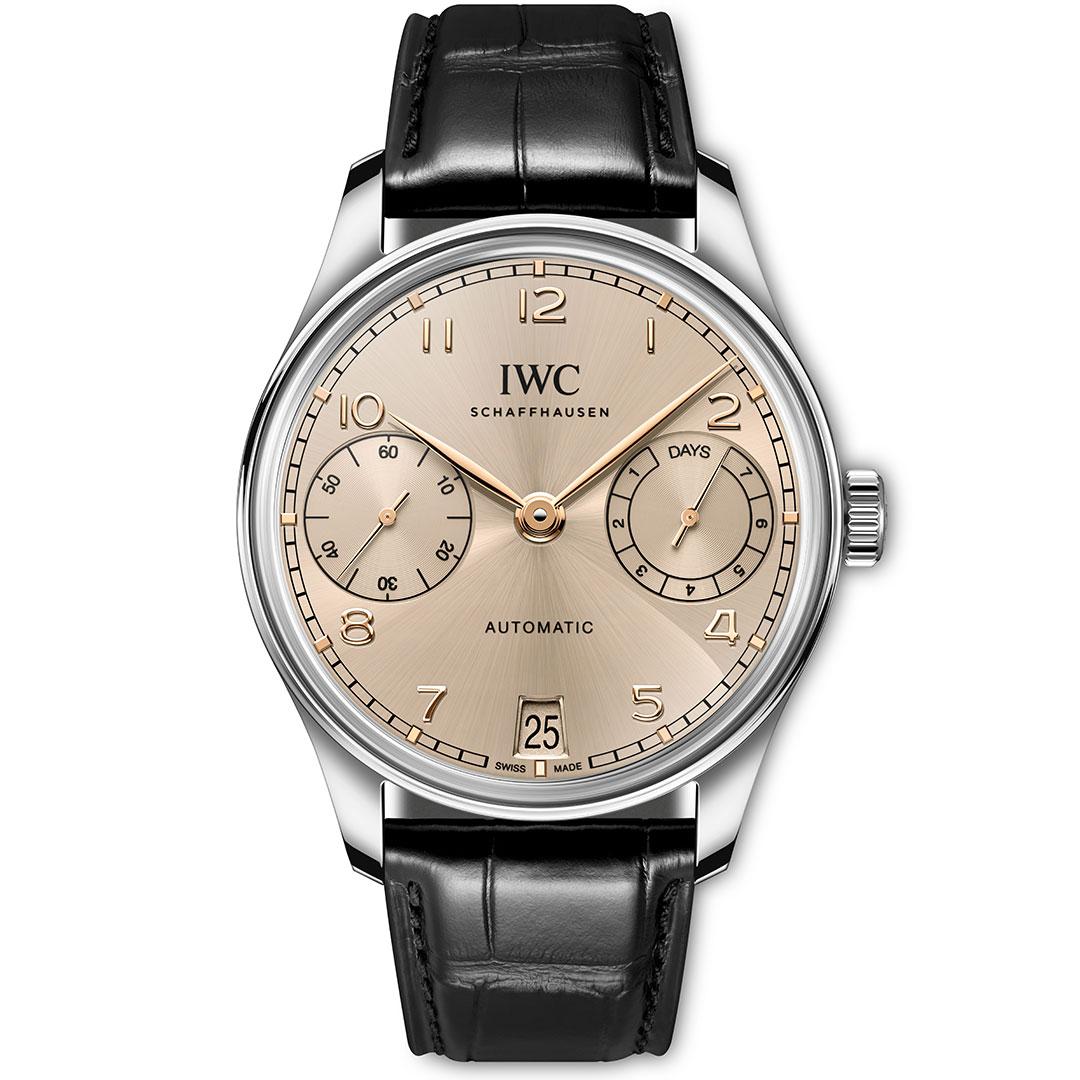 IWC Portugieser Automatic 42 mm (2024) Double Box-glass ref. IW501705 dune dial