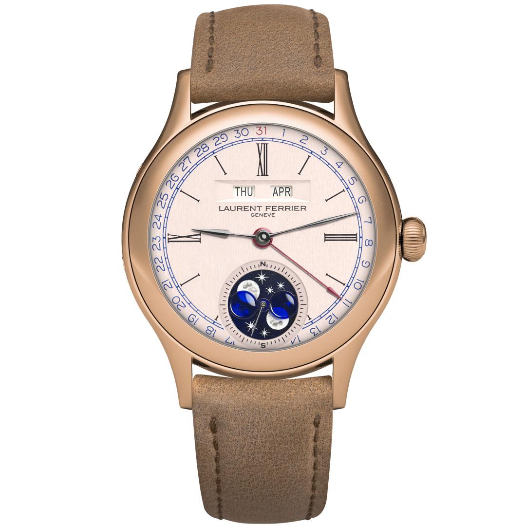 Laurent Ferrier Classic Moon in Blue or Silver ref. LCFO39-AC-C1WC red gold