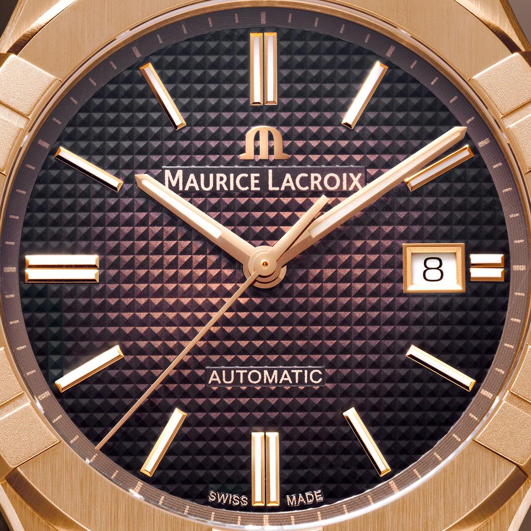 Maurice Lacroix Aikon Automatic Bronze ref. AI6008-BRZ01-730-3 dial