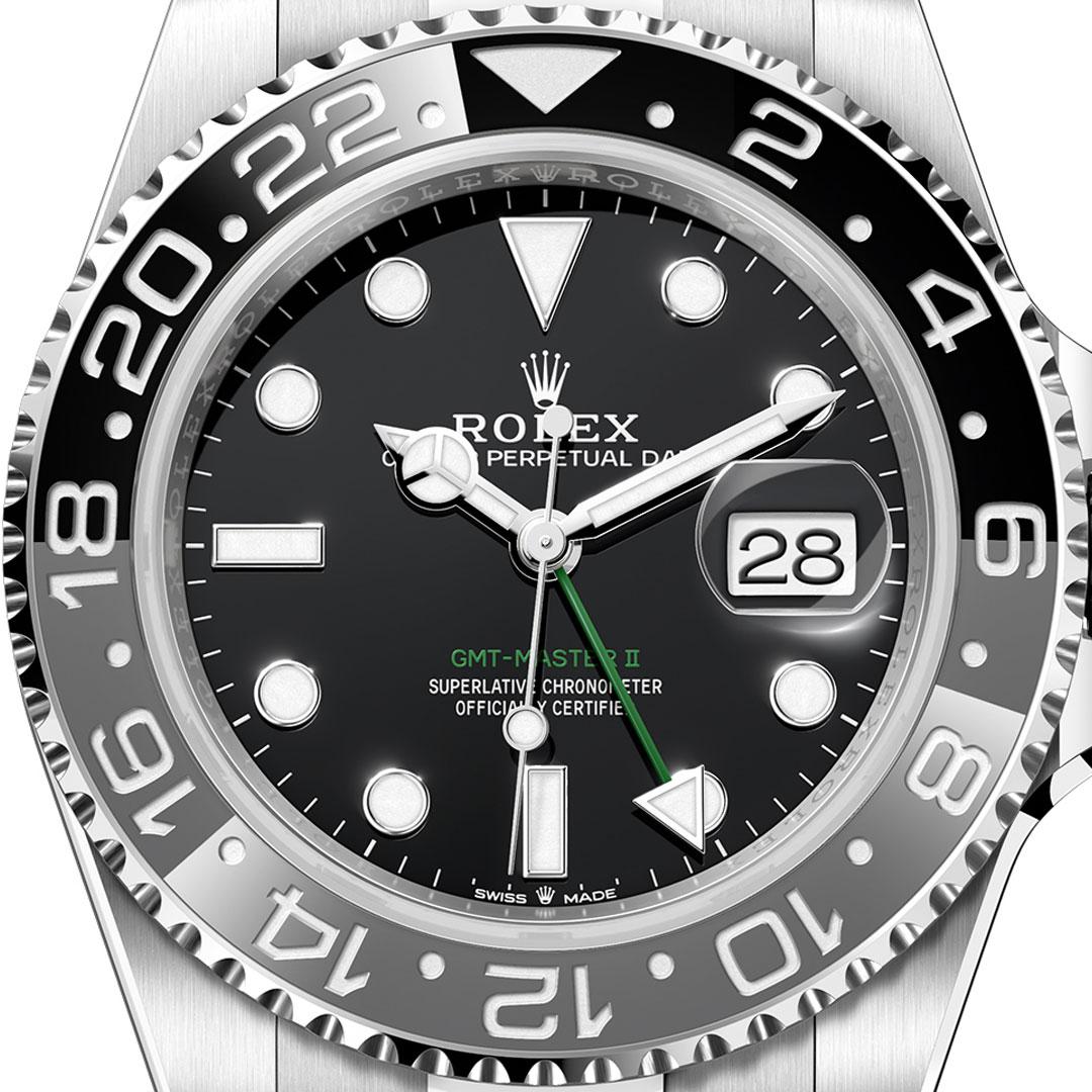 Rolex GMT-Master II Grey-Black ref. 126710GRNR dial