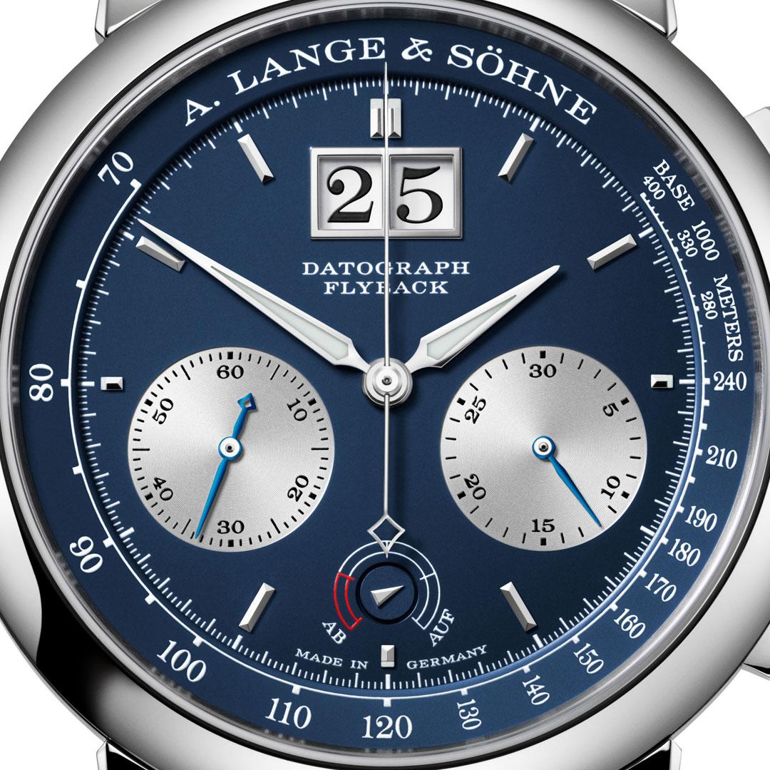 A. Lange & Sohne Datograph Up-Down White Gold ref. 405.028 dial
