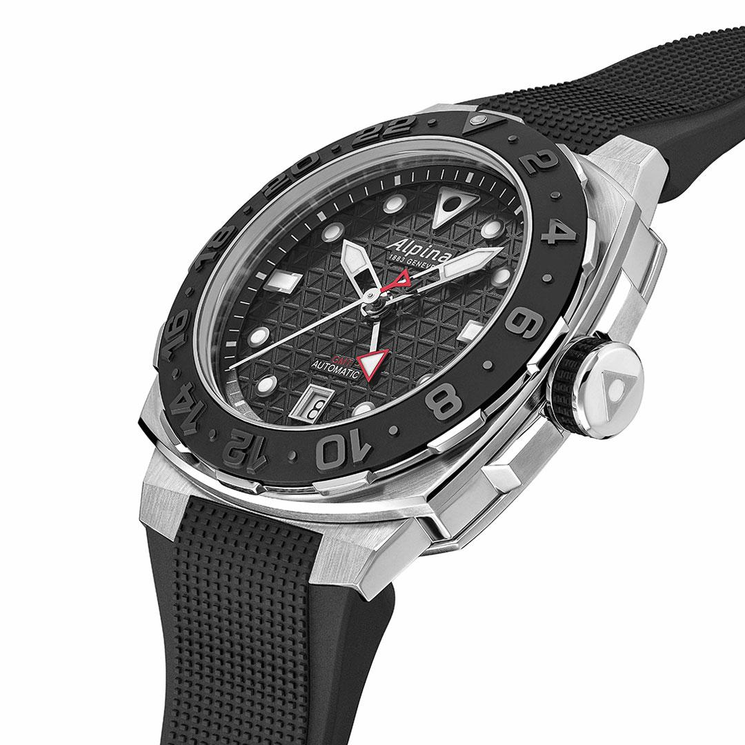 Alpina Seastrong Diver Extreme Automatic GMT ref. AL-560B3VE6 black dial