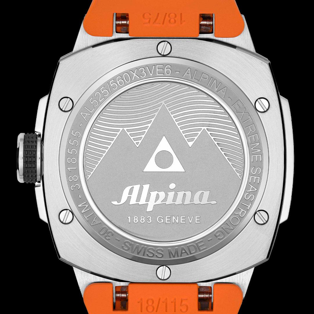 Alpina Seastrong Diver Extreme Automatic ref. AL-525 back