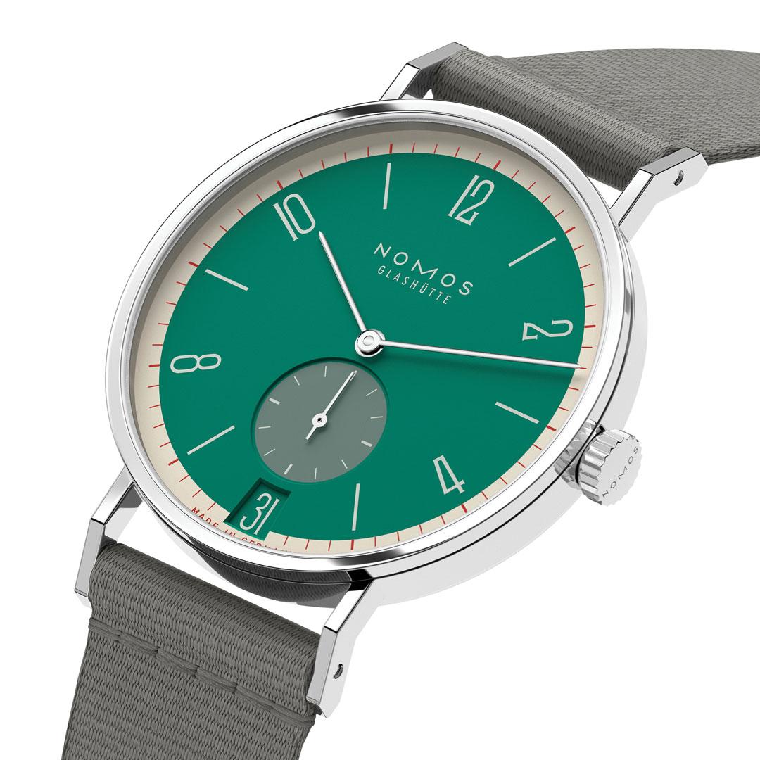 Nomos Tangente 38 Date Special Edition ref. 179.S1 to 179.S31 side