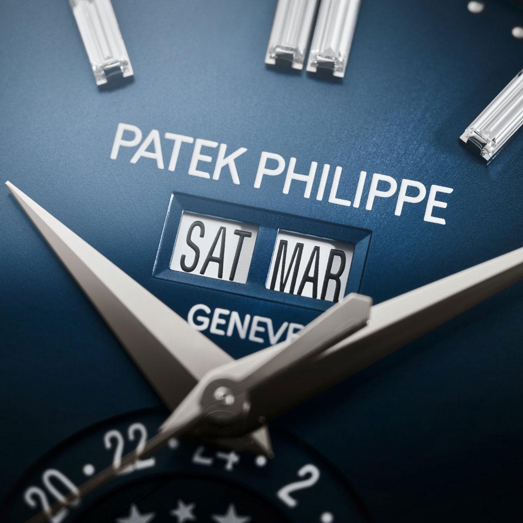 Patek Philippe Annual Calendar Moon Phases Ref. 5396G-017 day-month