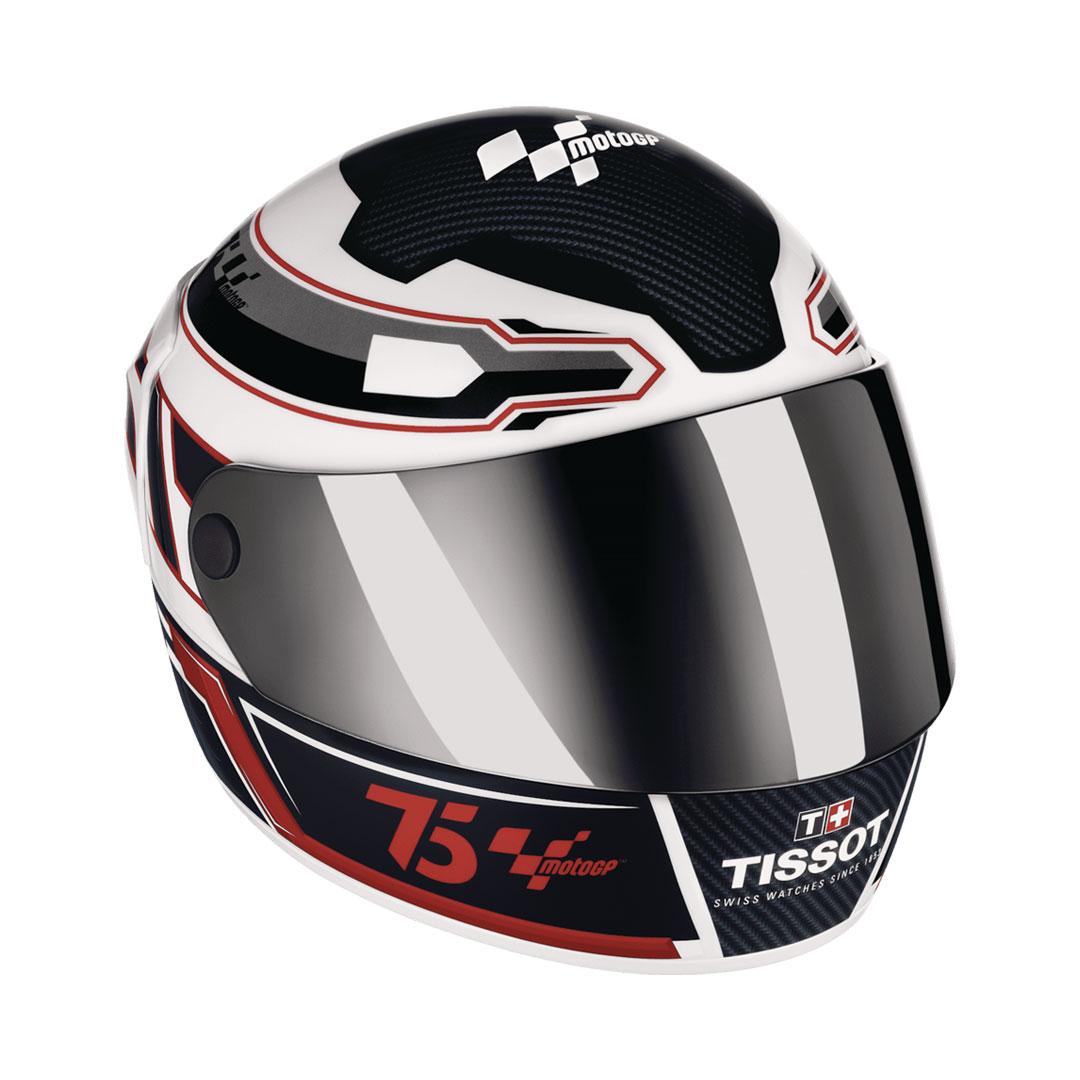 Tissot T-Race MotoGP Automatic Chronograph 2024 Limited Edition ref. T141.427.27.041.00 helmet