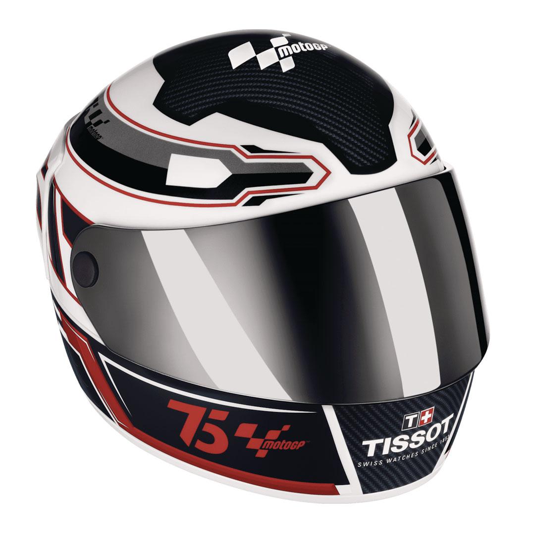 Tissot T-Race MotoGP Chronograph 2024 Limited Edition ref. T141.417.17.047.00 helmet