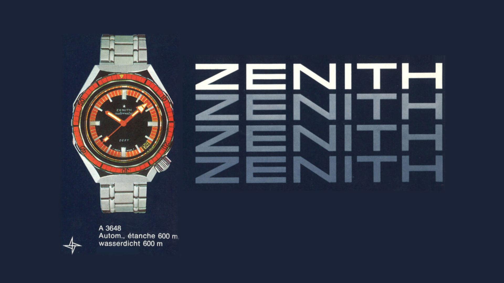 Zenith Defy A3648 original from 1969