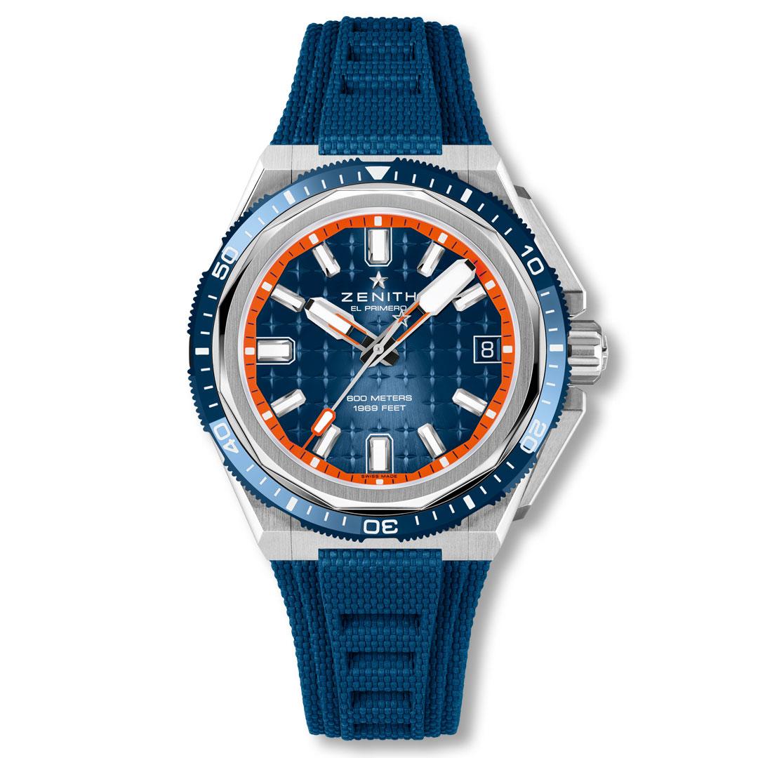 Zenith Defy Extreme Diver ref. 95.9600.3620/51-I301 blue with rubber strap