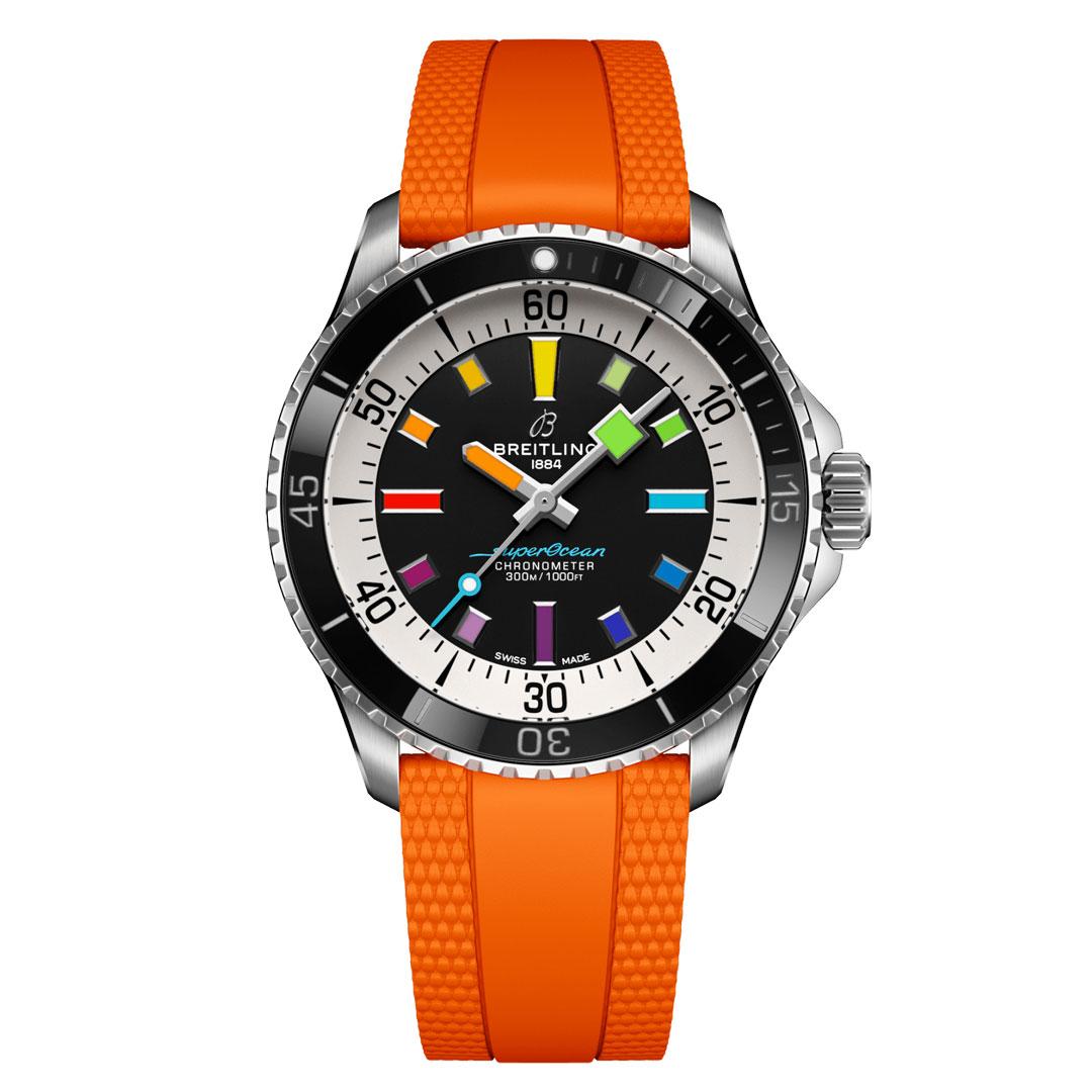 Breitling Superocean Automatic 42 mm orange ref. A17375211B2S3