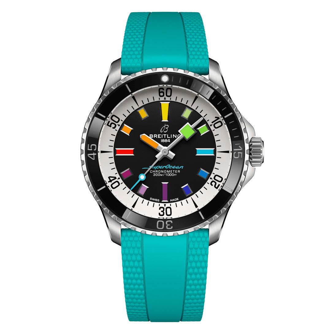 Breitling Superocean Automatic 42 mm turquoise ref. A17375211B2S1