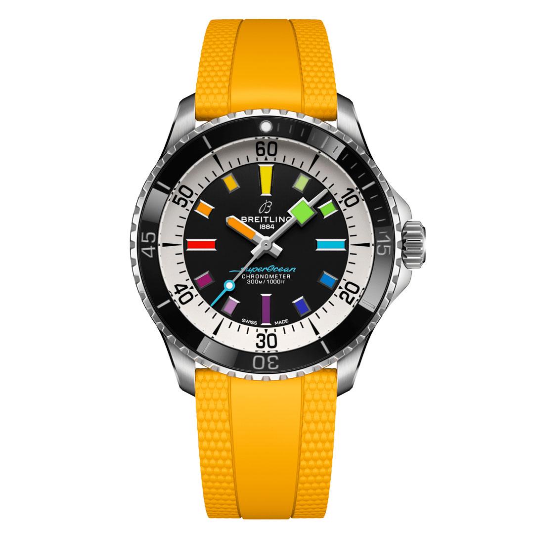 Breitling Superocean Automatic 42 mm yellow ref. A17375211B2S4