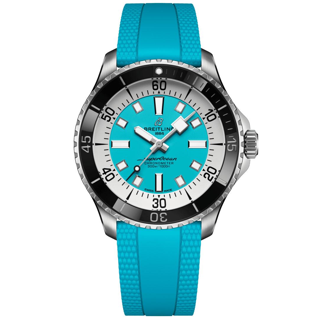 Breitling Superocean Automatic 44 mm turquoise ref. A17376211L2S2