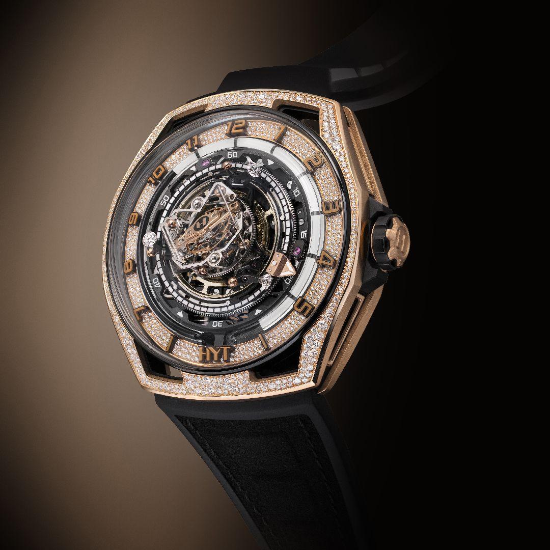 HYT Conical Tourbillon Infinity Diamonds ref. H03242-A side