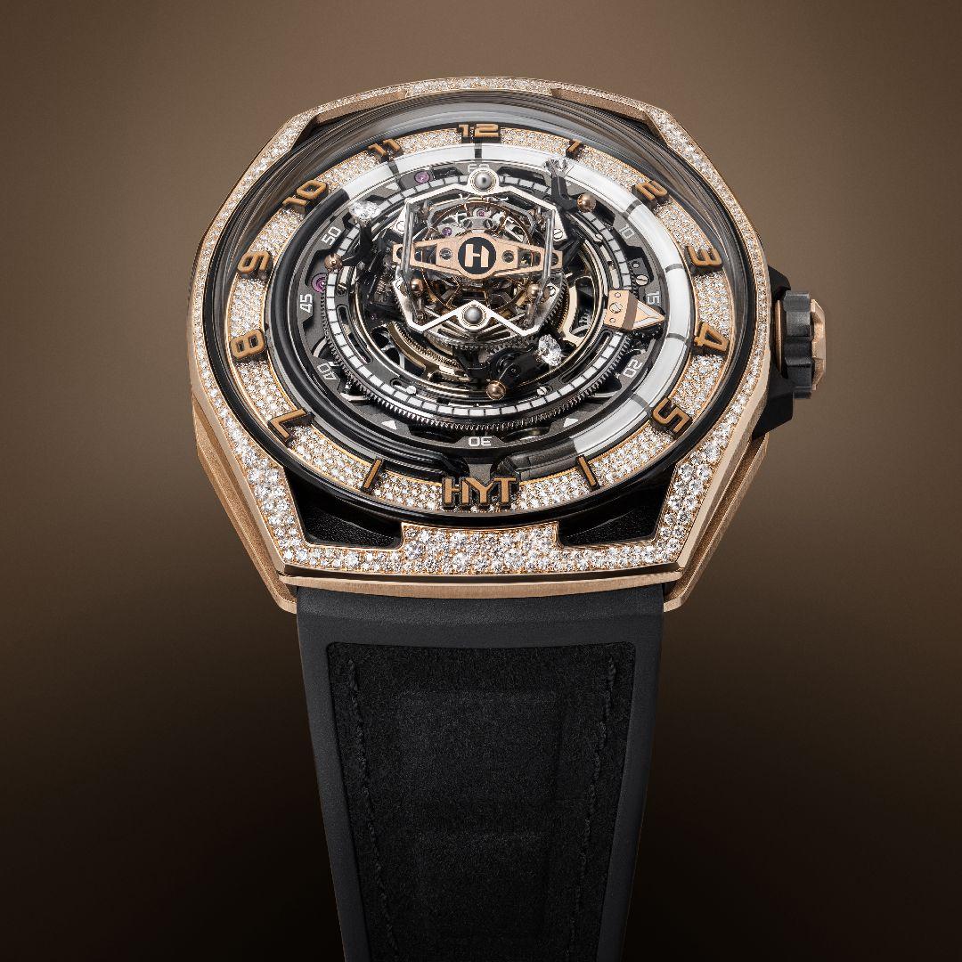 HYT Conical Tourbillon Infinity Diamonds ref. H03242-A top