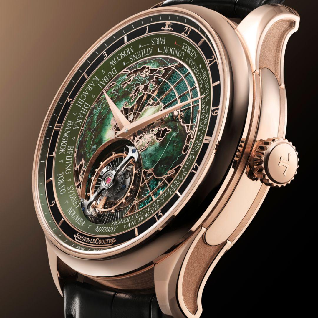 Jaeger-LeCoultre Master Grande Tradition Calibre 948 Green Dial ref. Q52824E1 side