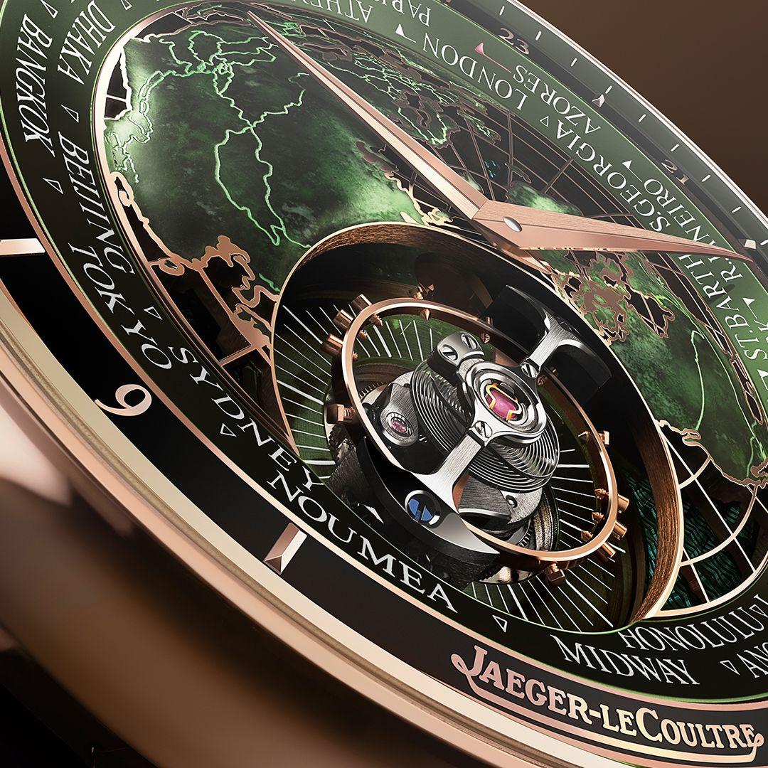 Jaeger-LeCoultre Master Grande Tradition Calibre 948 Green Dial ref. Q52824E1 tourbillon