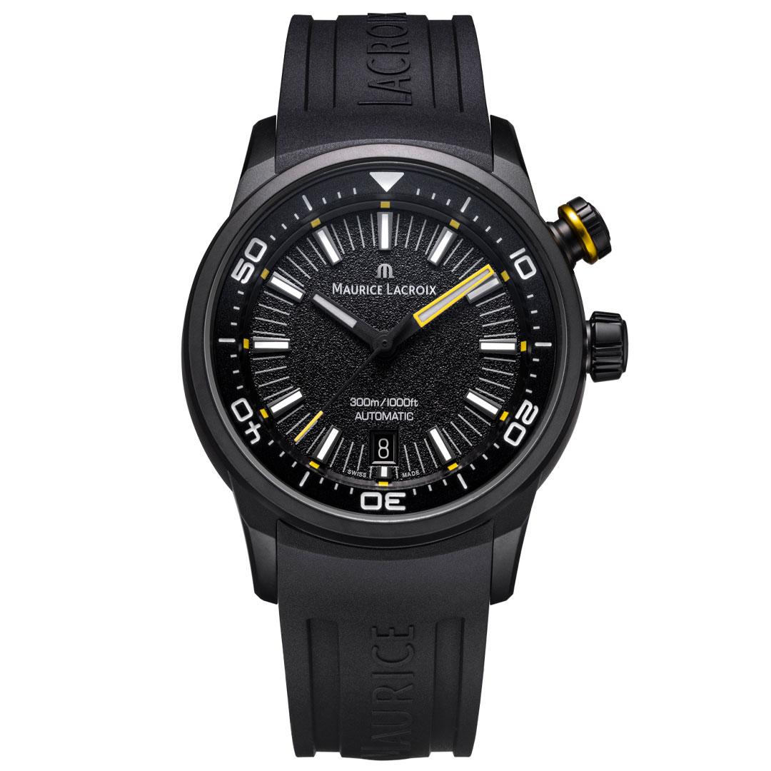 Maurice Lacroix Pontos S Diver 2024 ref. PT6248-DLB00-330-2 (black DLC)