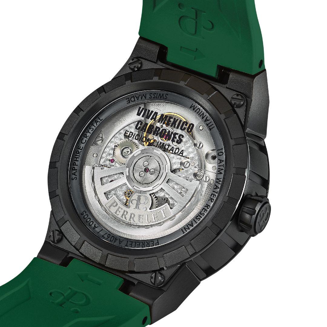 Perrelet Turbine Mexico Limited Edition ref. A4067/S1 back