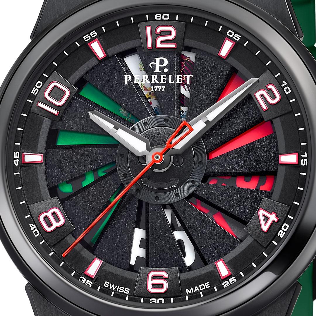 Perrelet Turbine Mexico Limited Edition ref. A4067/S1 dial