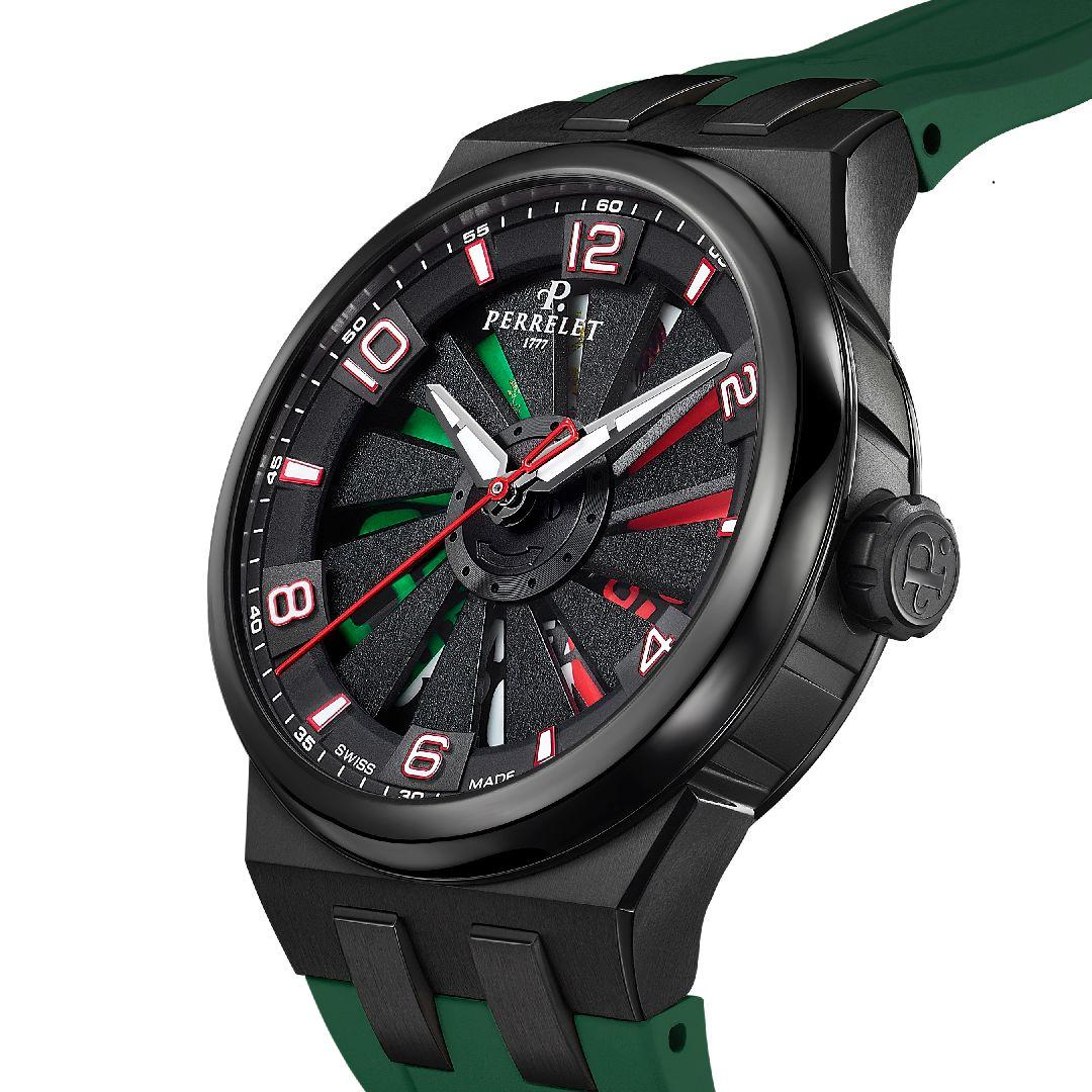 Perrelet Turbine Mexico Limited Edition ref. A4067/S1 side