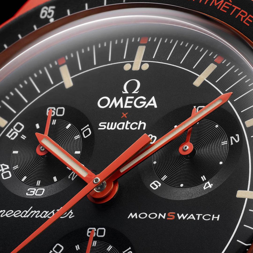 Swatch x Omega MoonSwatch Mission on Earth Series ref. SO33O100 Lava dial