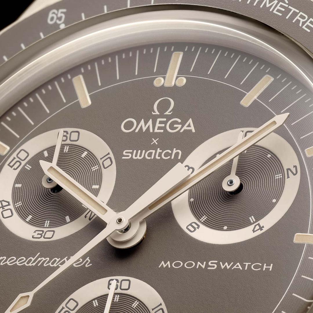 Swatch x Omega MoonSwatch Mission on Earth Series ref. SO33T103 Desert dial