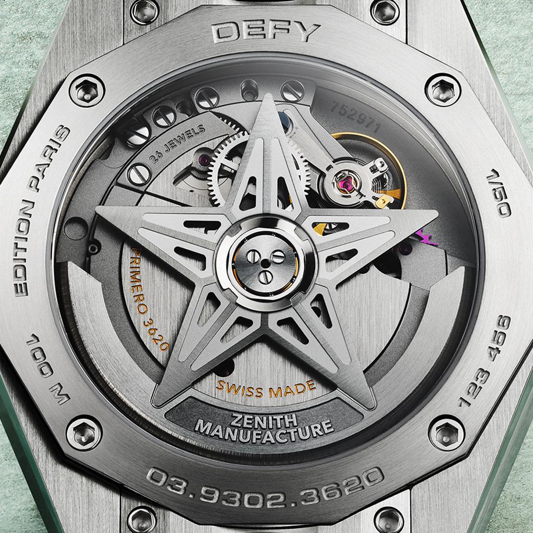 Zenith Defy Skyline Edition Paris ref. 03.9302.3620/75.I001 back