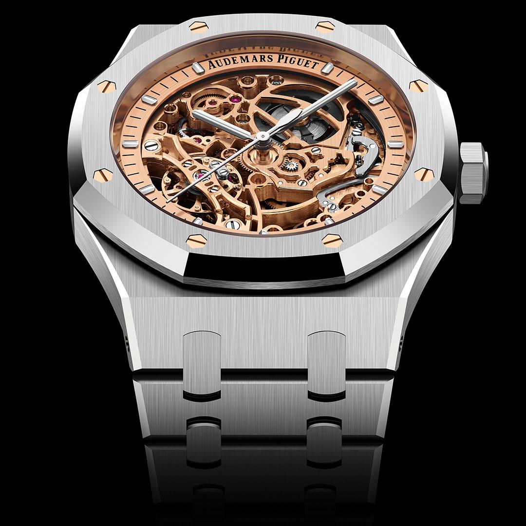 Audemars Piguet Royal Oak Double Balance Wheel Openworked 41 mm ref. 15407ST.OO.1220ST.02 (stainless steel) top