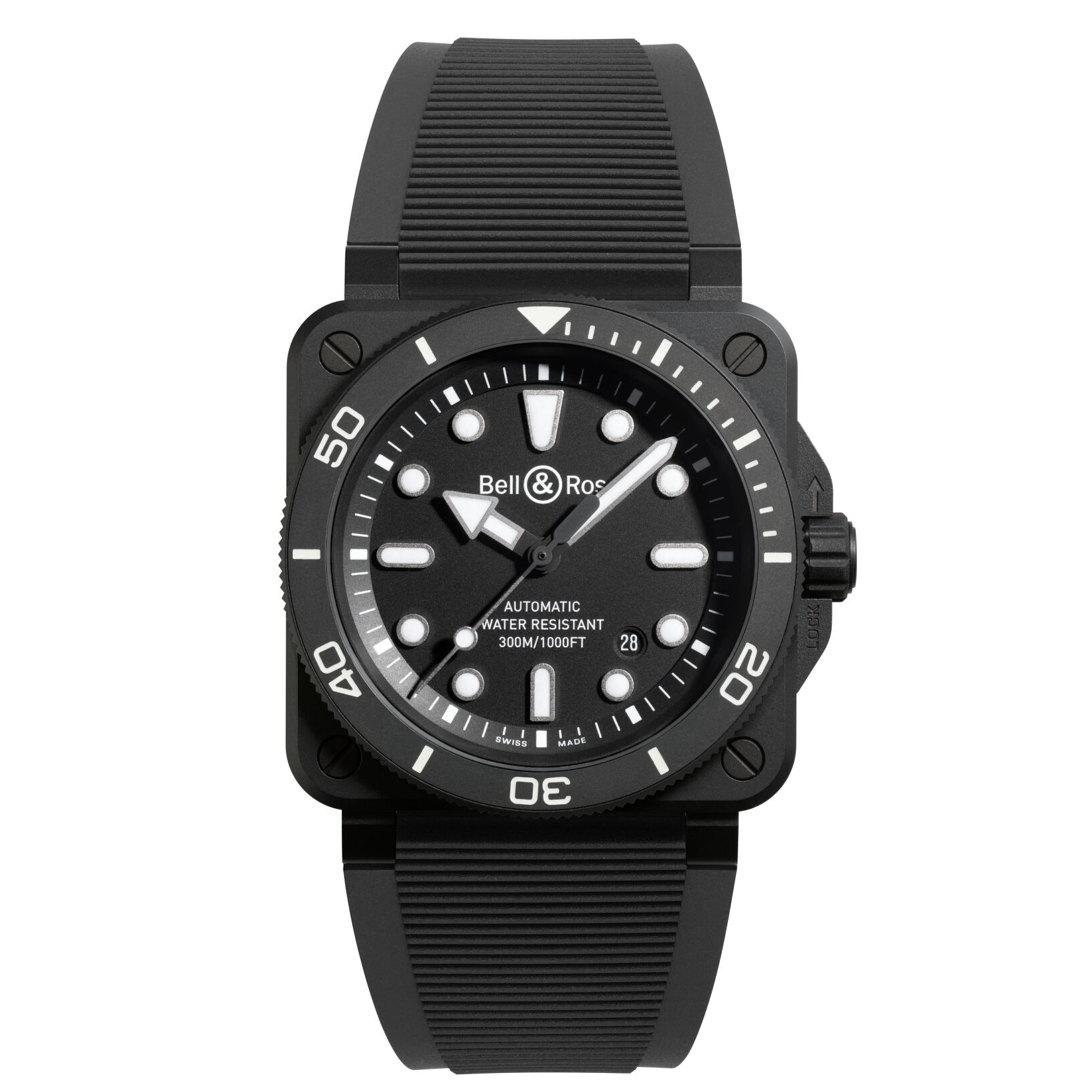 Bell & Ross BR 03 Diver ref. BR03A-D-BL-CE/SRB (black matte)