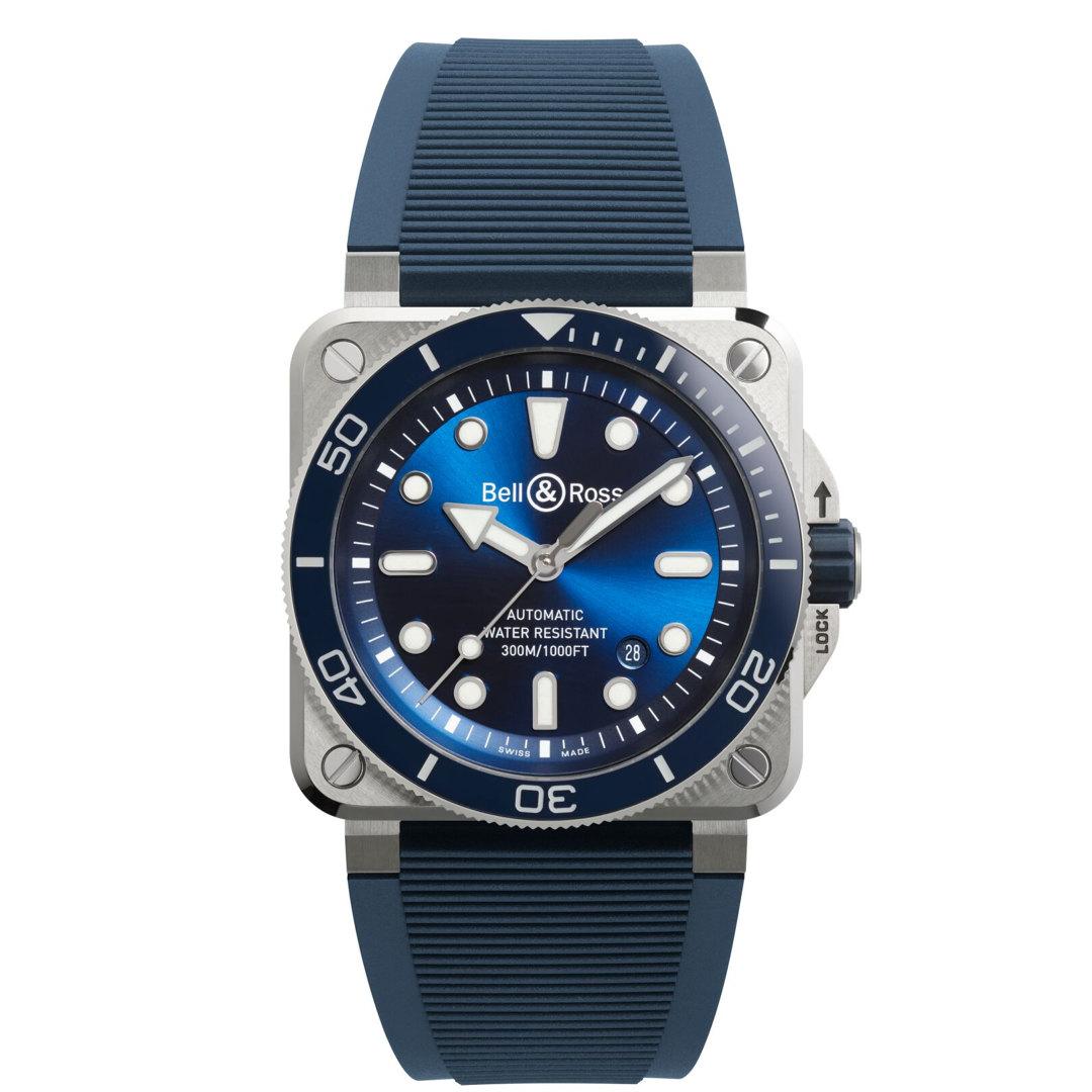 Bell & Ross BR 03 Diver ref. BR03A-D-BLU-ST/SRB (blue steel)