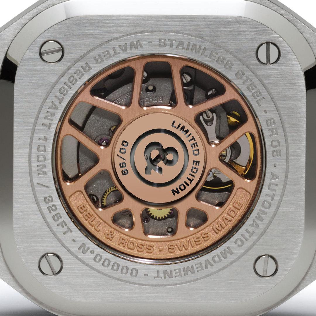 Bell & Ross BR 05 Artline Steel & Gold ref. BR05A-EL-GLST/SSG back