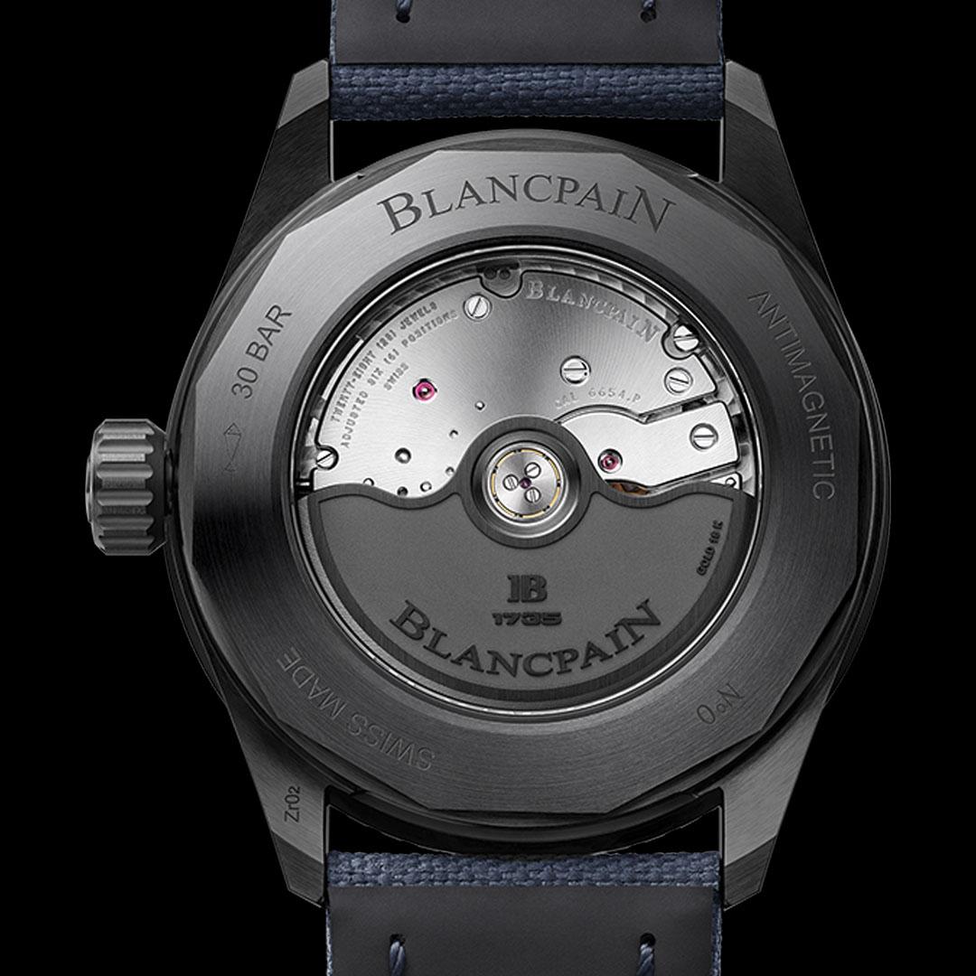 Blancpain Fifty Fathoms Bathyscaphe Quantième Complet Phases de Lune ref. 5054 back