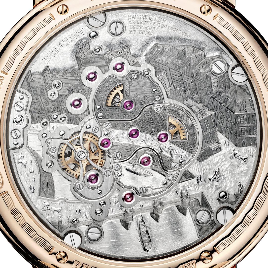 Breguet Classique Double Tourbillon Quai de l’Horloge 5345 ref. 5345BR/1S/5XU back