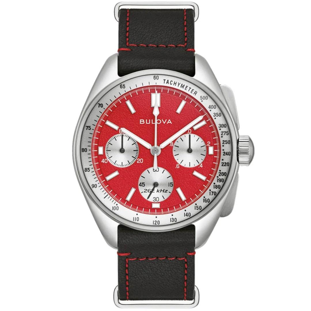 Bulova Lunar Pilot Blood Moon ref. 96K115 nato strap