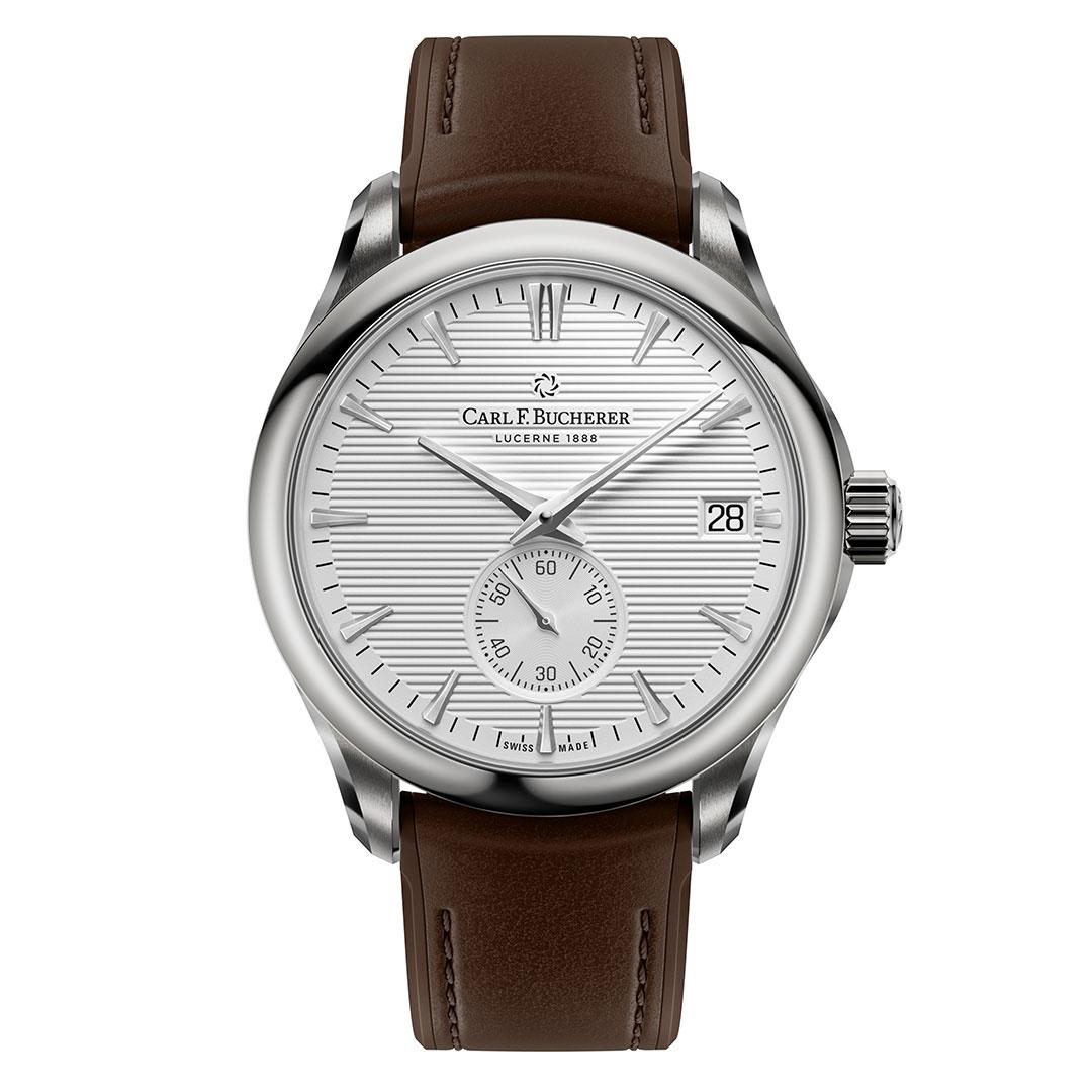 Carl F. Bucherer Manero Peripheral 40 mm ref. 00.10924.08.13.02 (silver, strap)