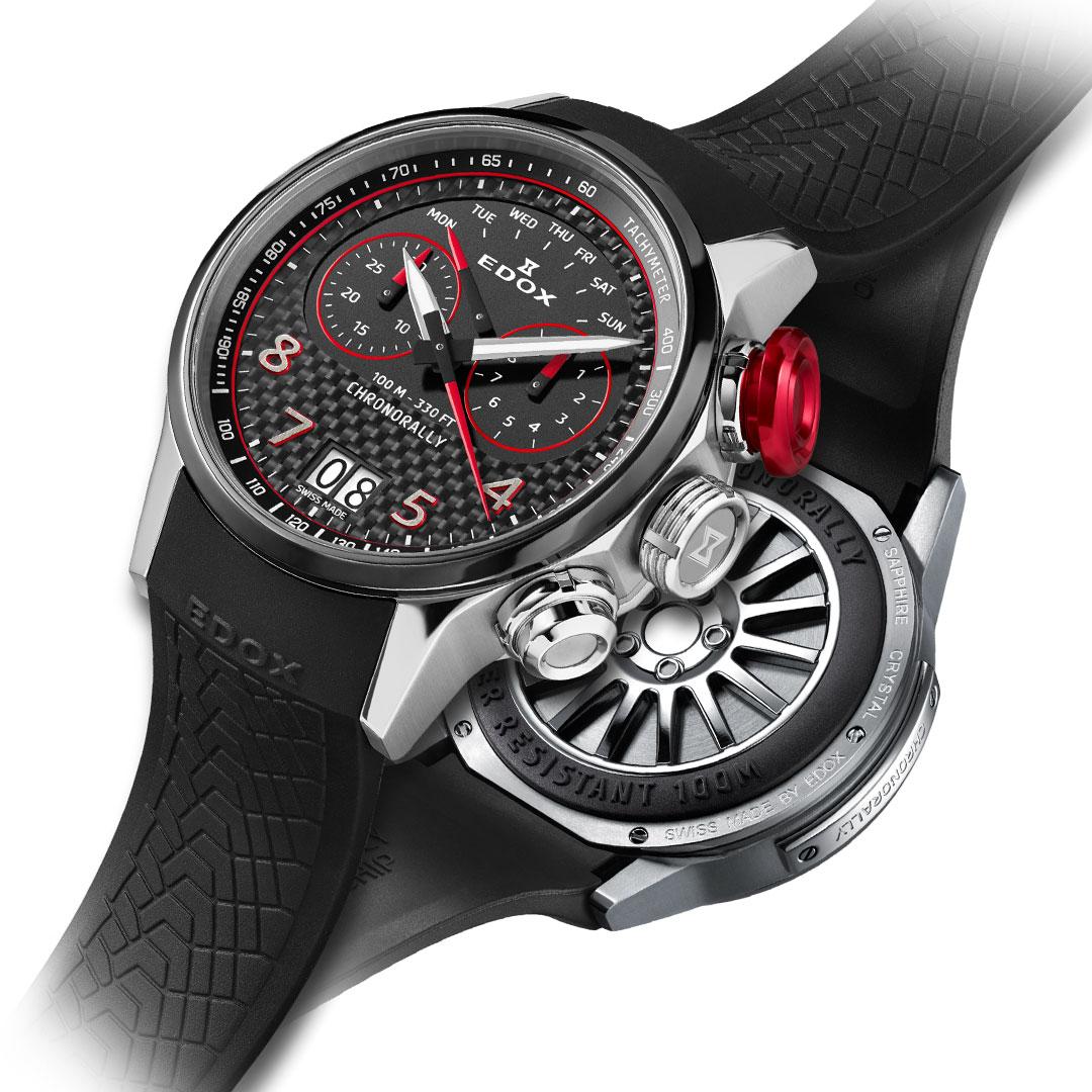 Edox Chronorally 45 (2024) ref. 38003-TINx front and back