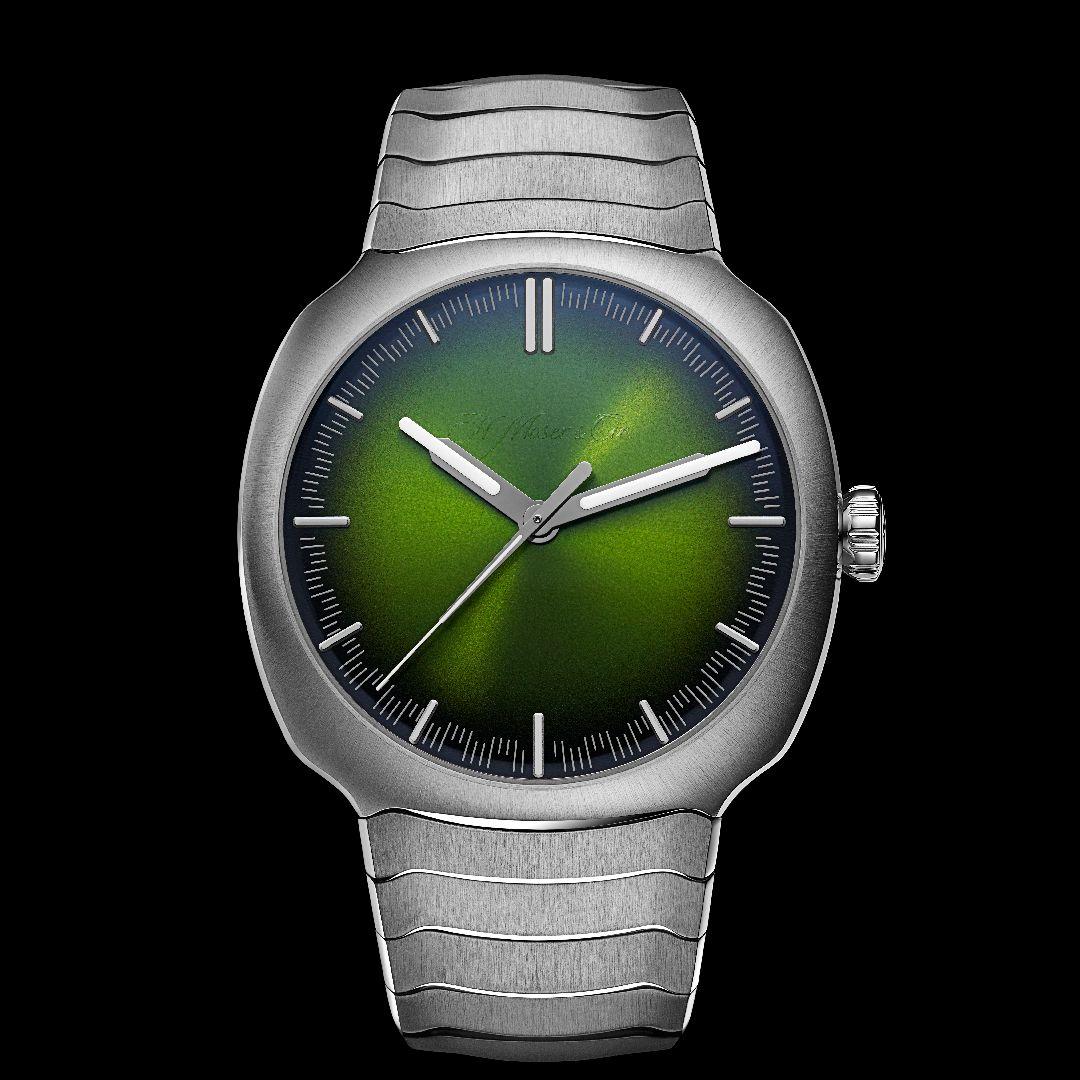 H. Moser & Cie. Streamliner Centre Seconds Matrix Green ref. 6201-1200